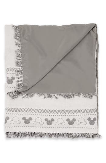 Picnic Time X Disney® Mickey Mouse Farmhouse Picnic Blanket In White