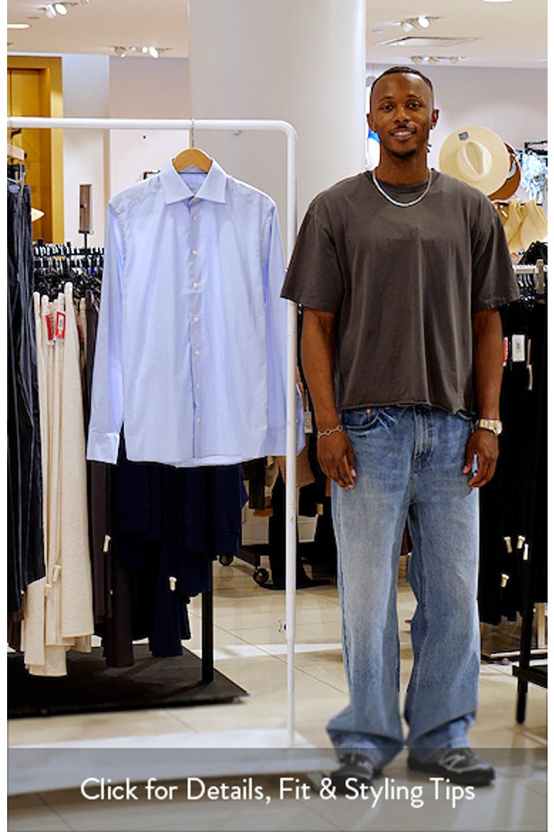 Slim Fit Check Twill Dress Shirt video