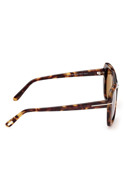 Tom Ford Maeve 55mm Gradient Butterfly Sunglasses
