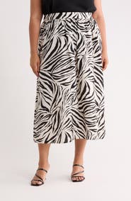 VERO MODA Printed Midi Skirt
