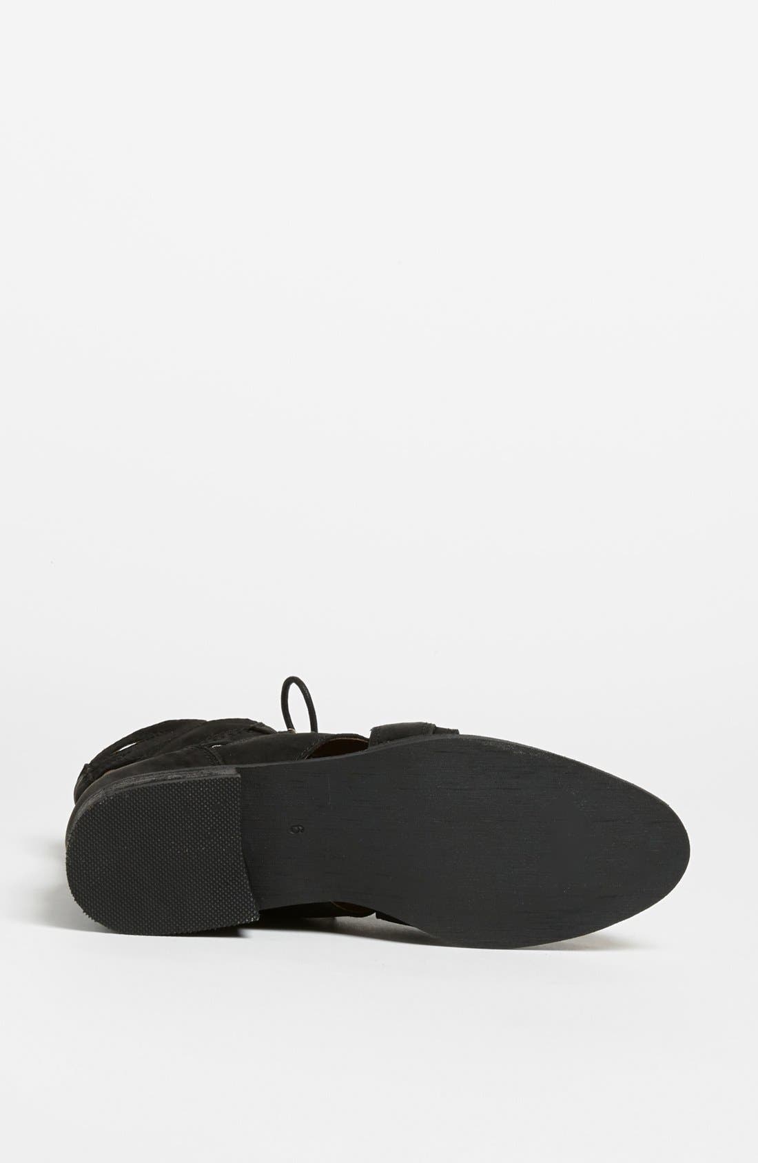 'Slashd' Boot, Alternate, color, BLACK NUBUCK GOLD