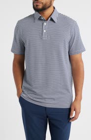 G/FORE All Play Stripe Performance Golf Polo