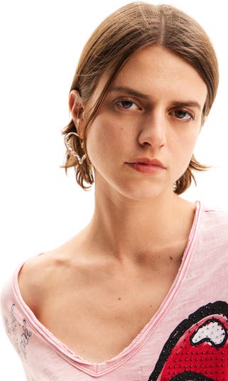 Desigual The Rolling Stones Rhinestone T-Shirt Nordstrom