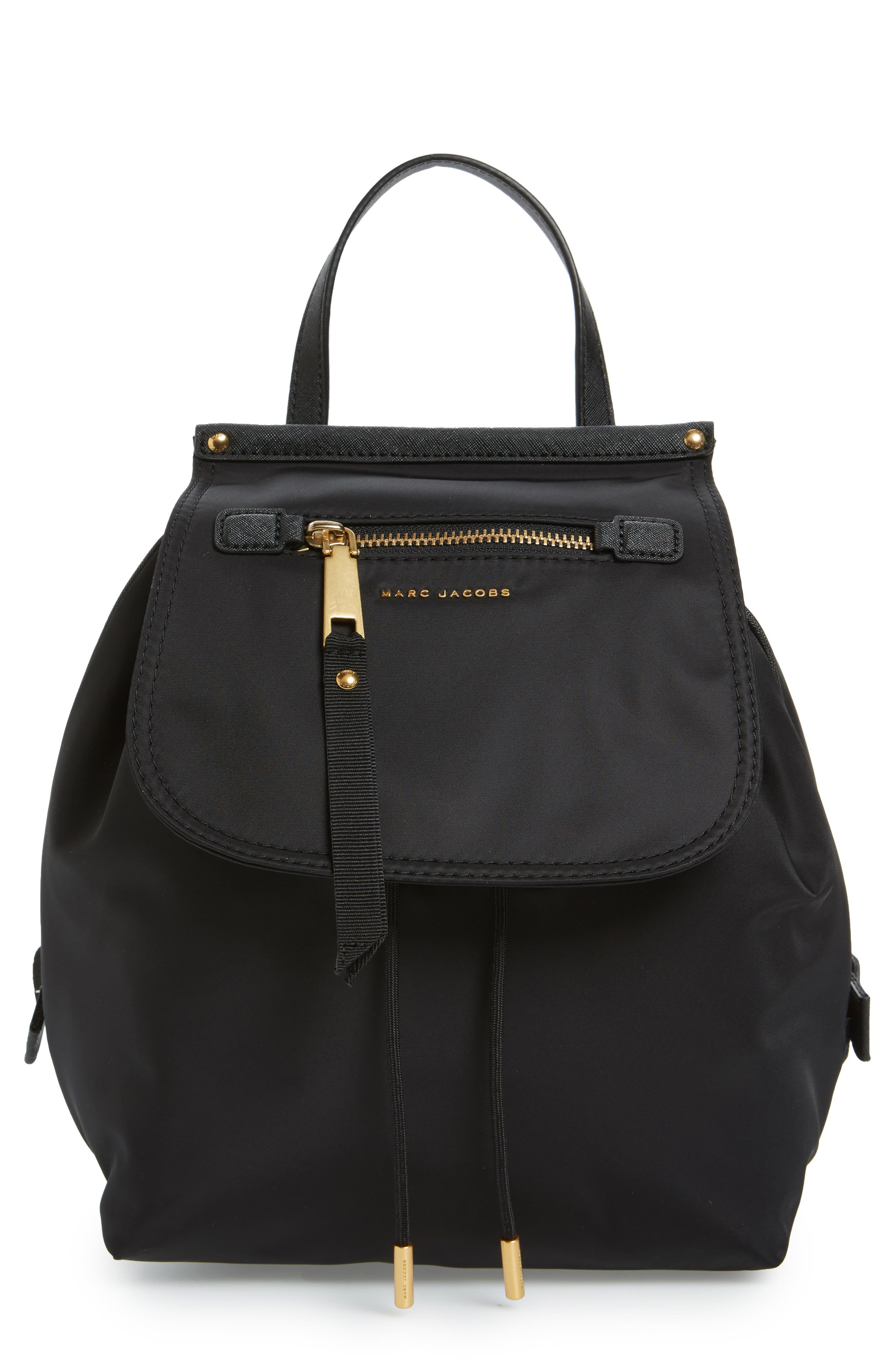 Trooper Nylon Backpack, Main, color, BLACK