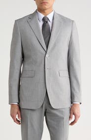 Tahari Slim Fit Plaid Sport Coat