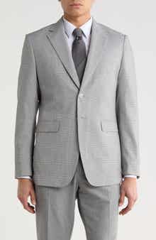 Tahari Slim Fit Plaid Sport Coat