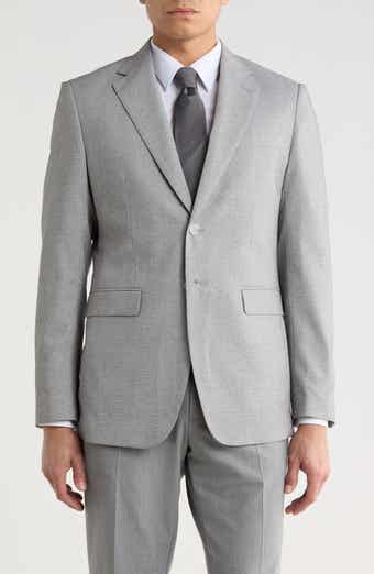 Slim Fit Plaid Sport Coat