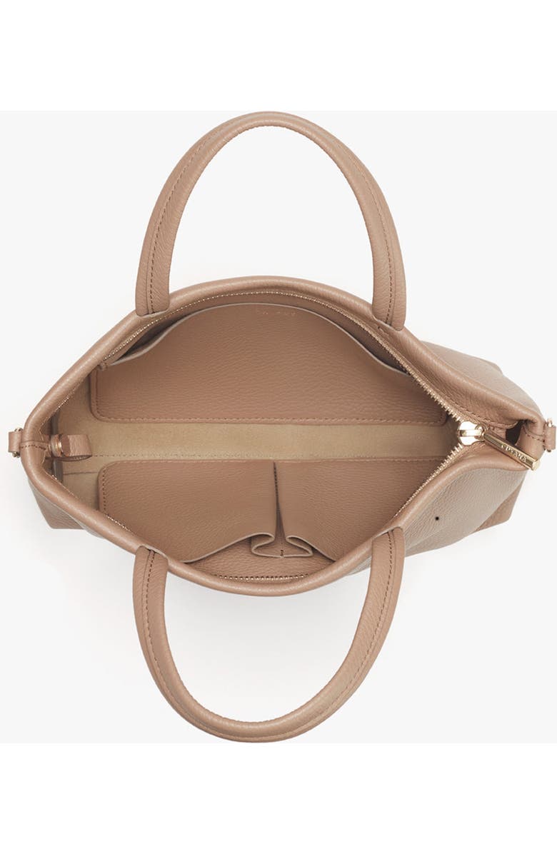 Cuyana Mini Easy Zipper Tote, Alternate, color, Cappuccino