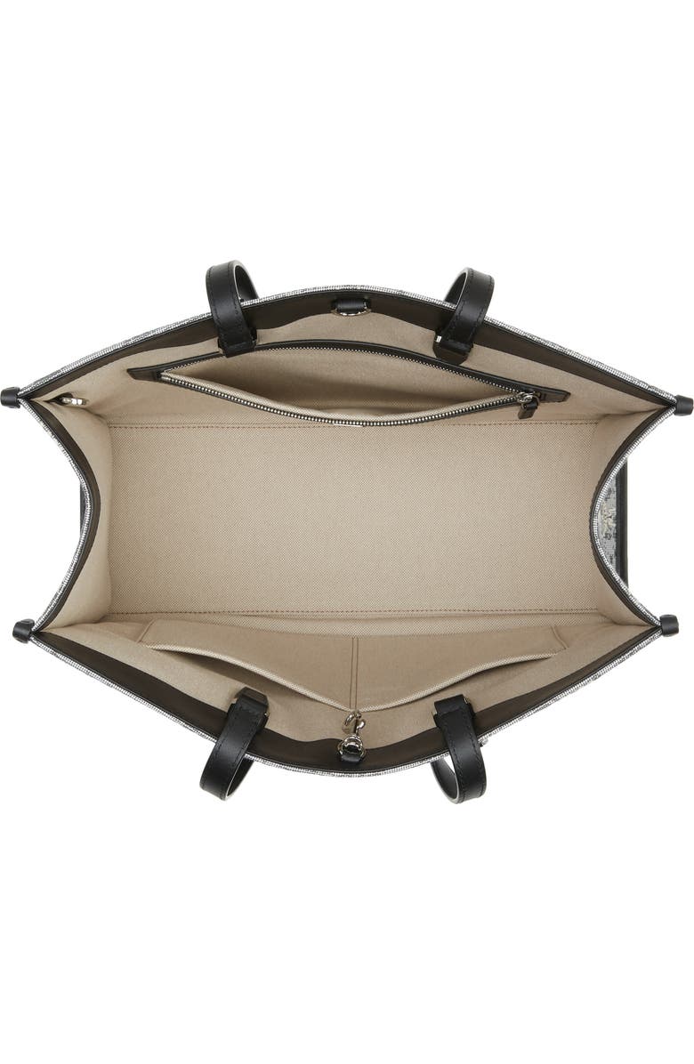 MCM Jacquard Logo Tote, Alternate, color,