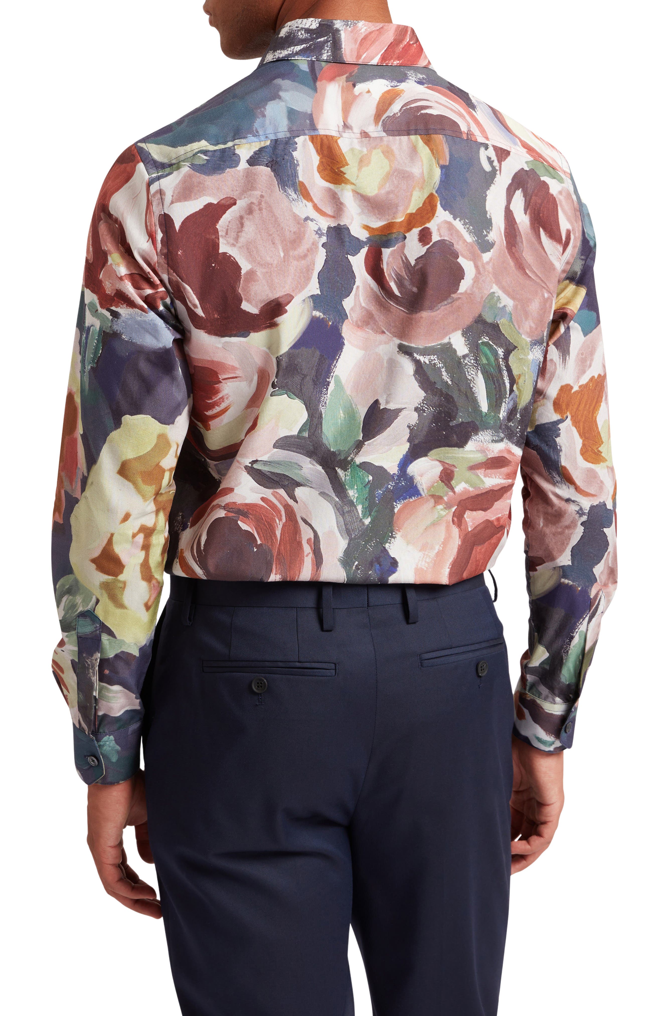 Brynhil Print Cotton Button-Up Shirt - image 2