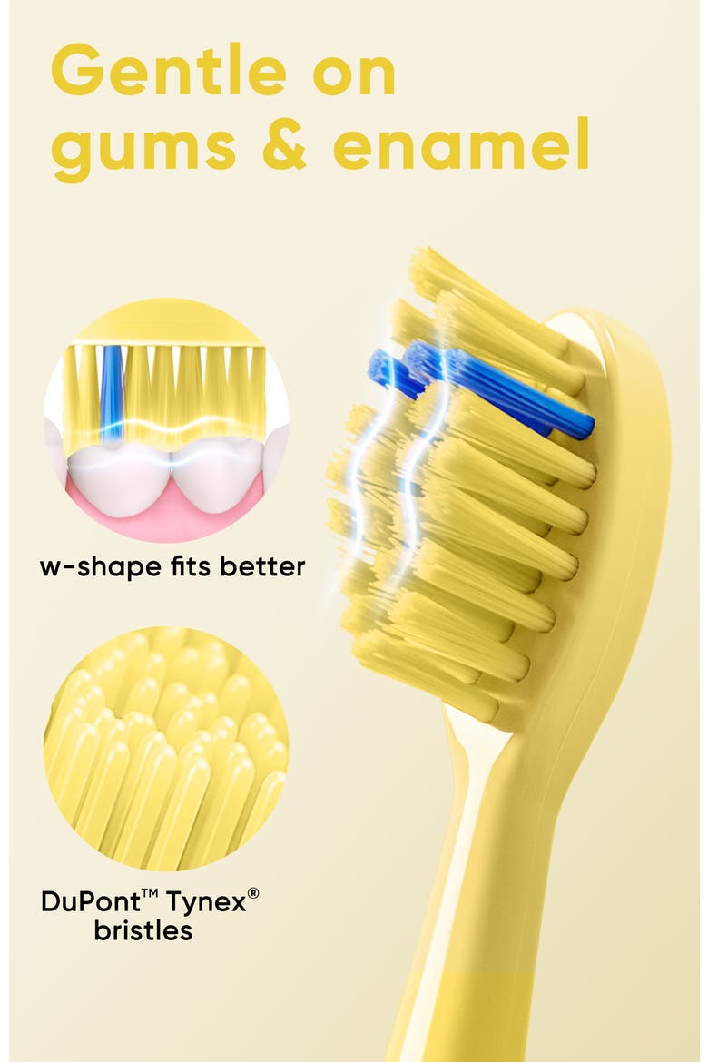 DY156 Essential Electric Toothbrush with 5 Modes, Alternate, color, Yellow