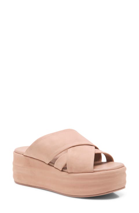 Wanderbay Platform Wedge Slide Sandal (Women)