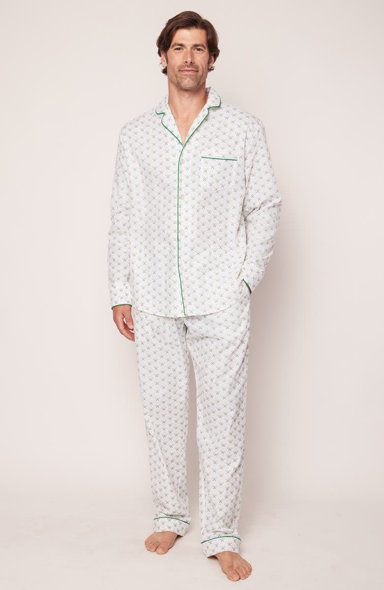 Petite Plume Match Point Cotton Pajamas, Alternate, color, 