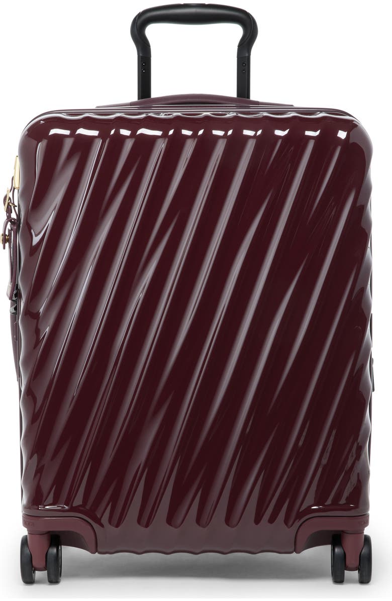 TUMI 19 Degree Continental Expandable 4-Wheel Carry-On, Main, color, Wine