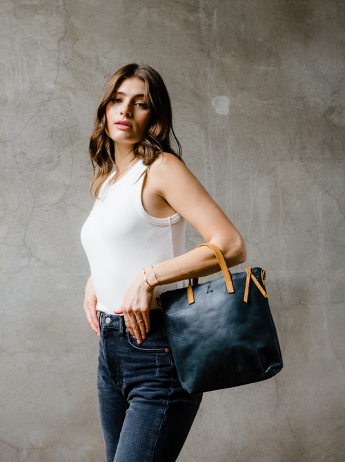 Able Abera Commuter In Black/cognac