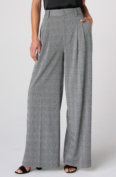 Brooke Glen Plaid Wide Leg Pants