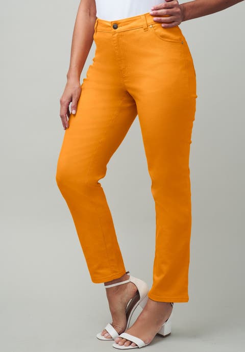 True Fit Stretch Denim Straight Leg Jean (Plus)