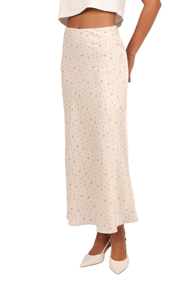 Mei Satin Skirt, Alternate, color, TINY BLOOMS