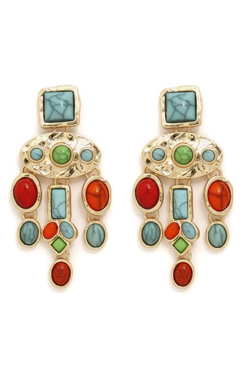 Dusk Statement Drop Earrings