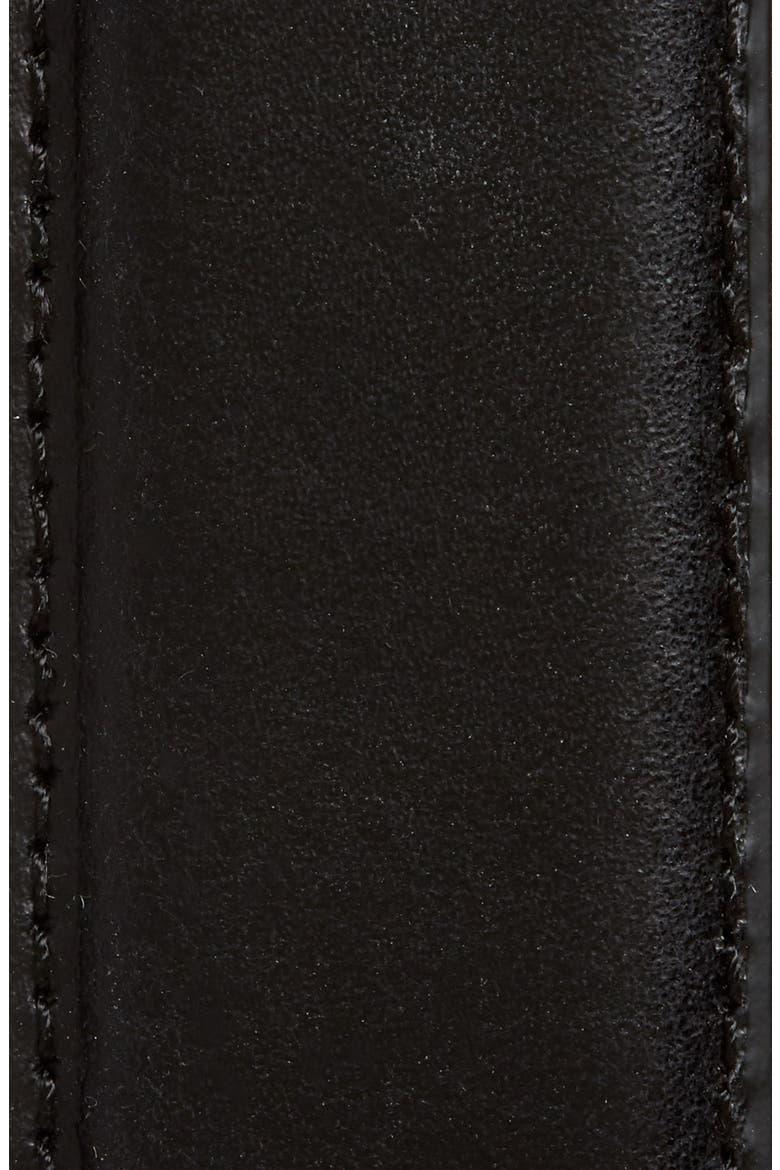Jayden Leather Belt, Alternate, color, BLACK