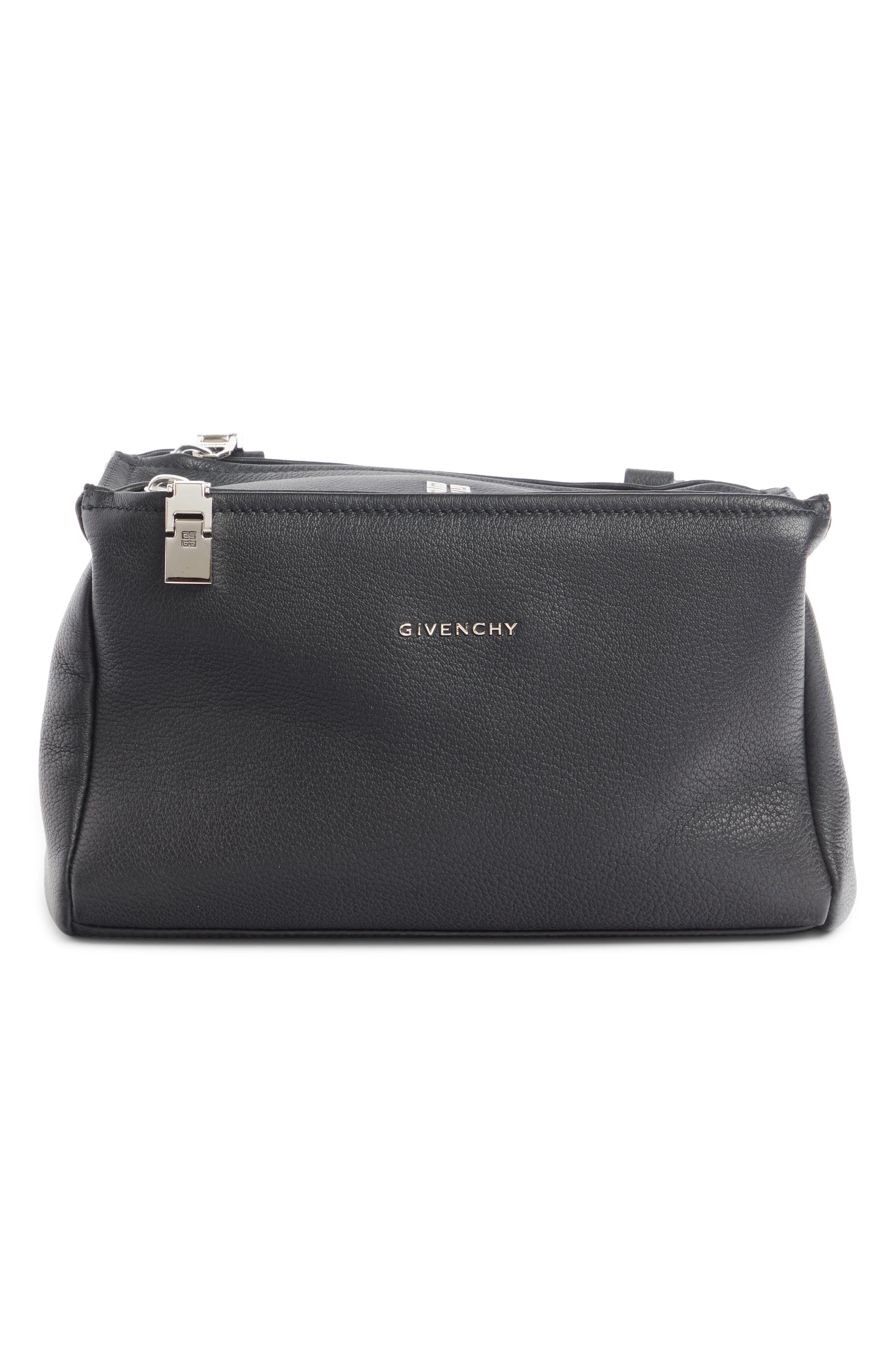 Givenchy Small Pandora Goatskin Leather Shoulder Bag, Alternate, color, 