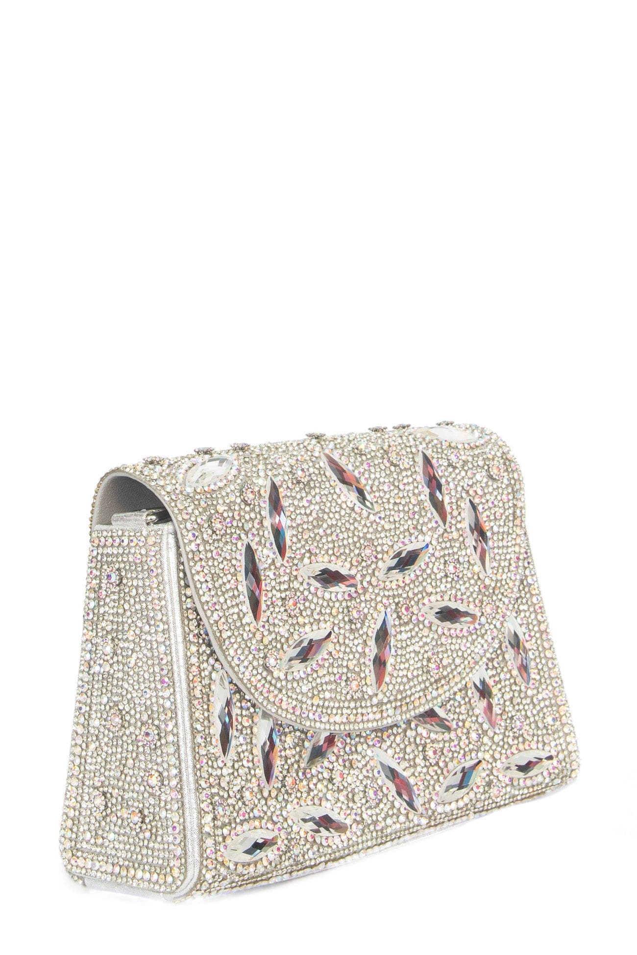Zee Clutch, Alternate, color, SILVER