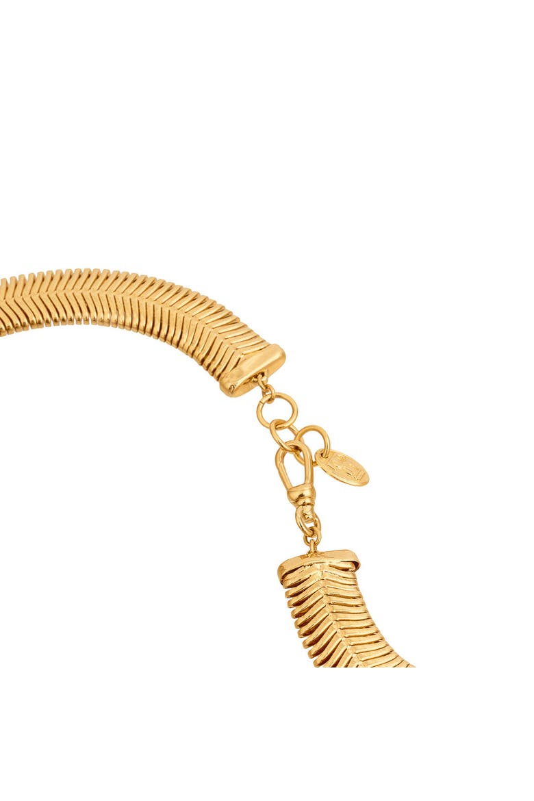 Snake Necklace, Alternate, color, GOLD