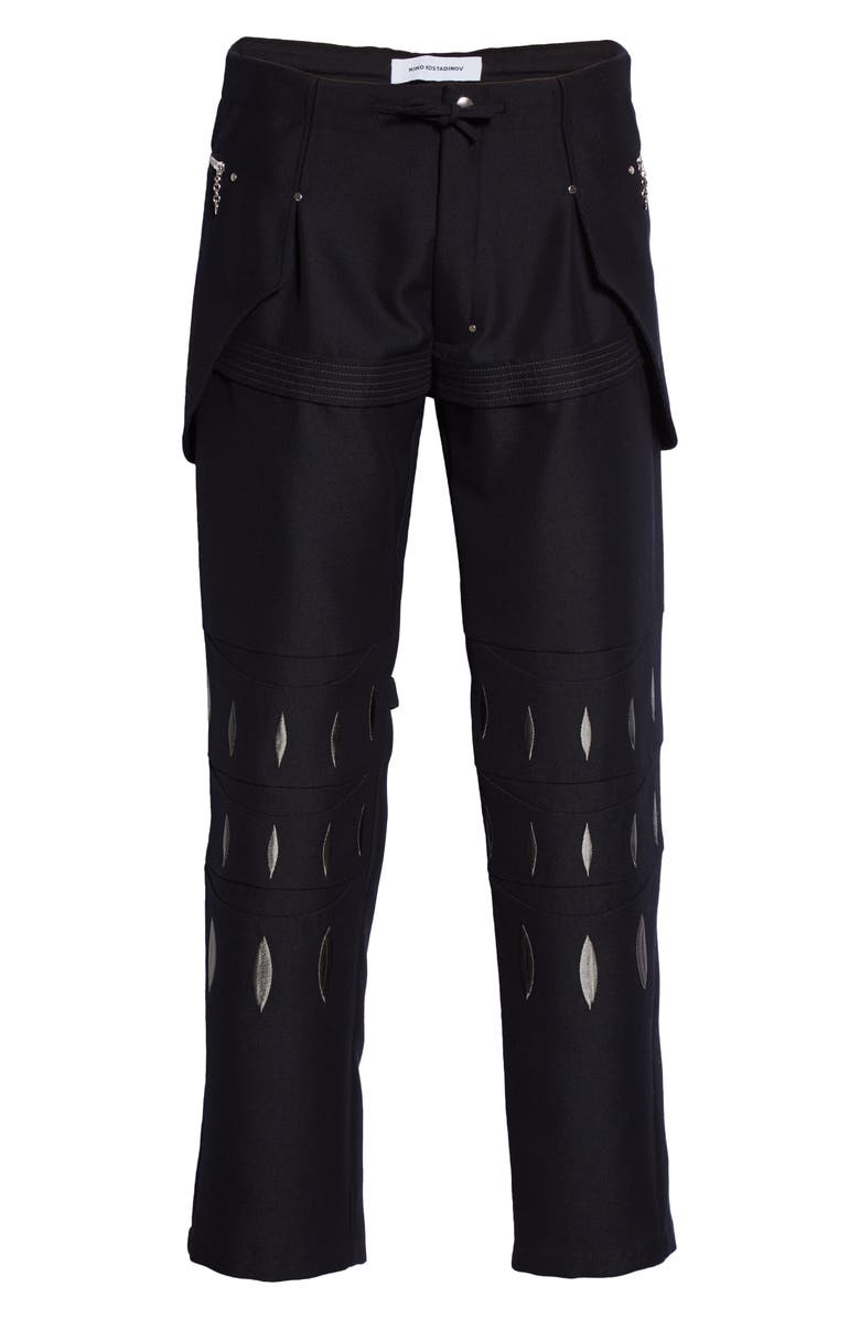KIKO KOSTADINOV Arcadia Wool Blend Trousers, Alternate, color, 