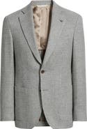 Jack Victor Myles Unconstructed Basketweave Wool & Silk Blend Sport Coat
