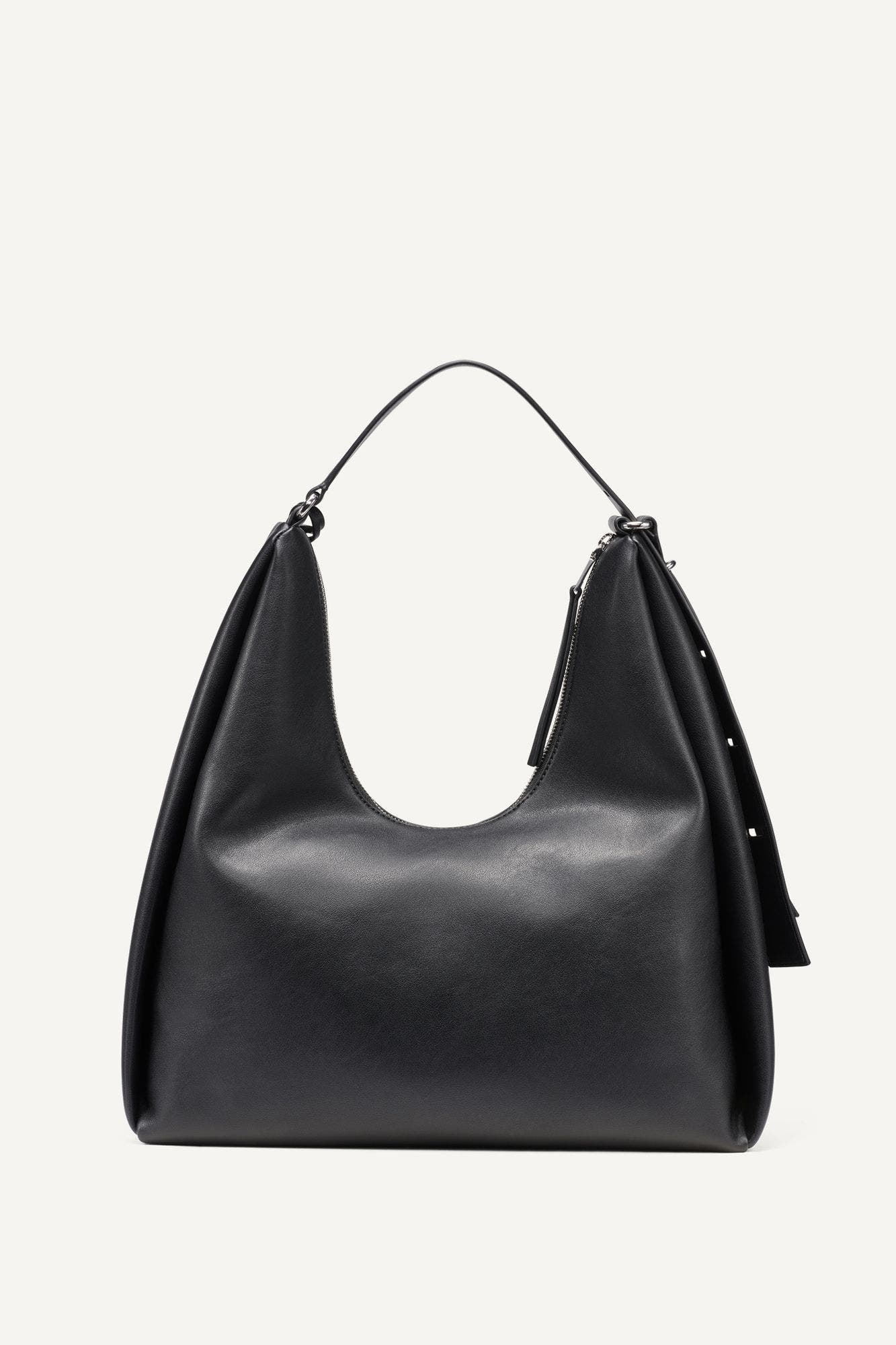 Elicia Large Hobo Bag, Alternate, color, Black/Silver