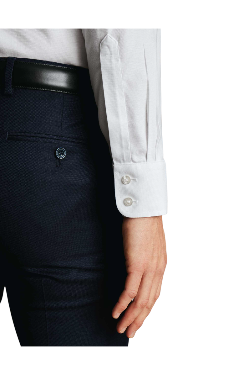 Charles Tyrwhitt Non-Iron Royal Oxford Shirt, Alternate, color, White