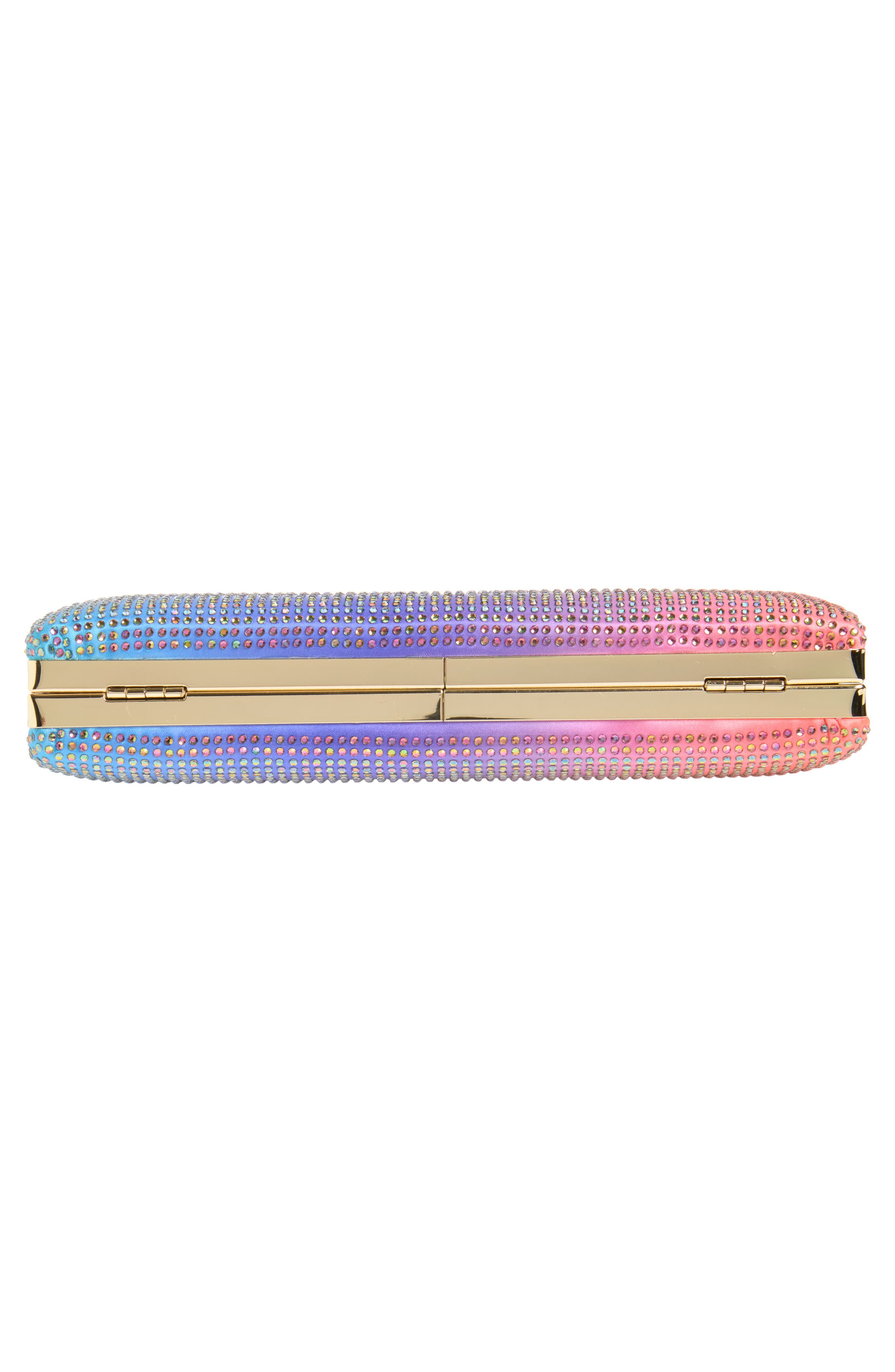 Ombré Box Clutch, Alternate, color, PURPLE MULTI