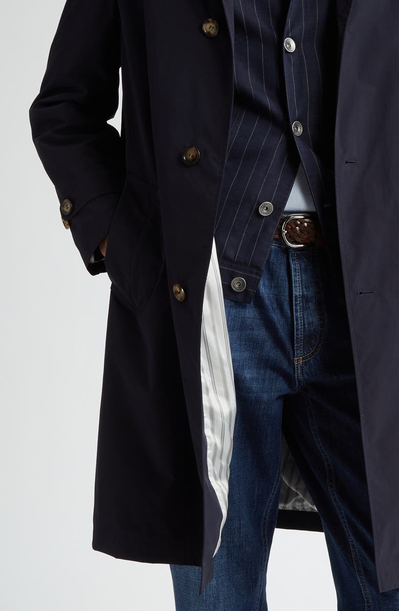 Brunello Cucinelli Water Resistant Raincoat, Alternate, color, 