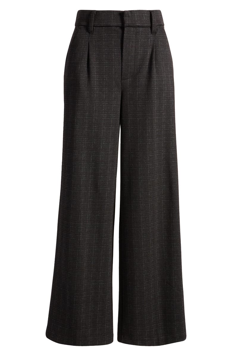Wit & Wisdom 'Ab'Solution Skyrise Plaid Wide Leg Ponte Pants, Alternate, color,