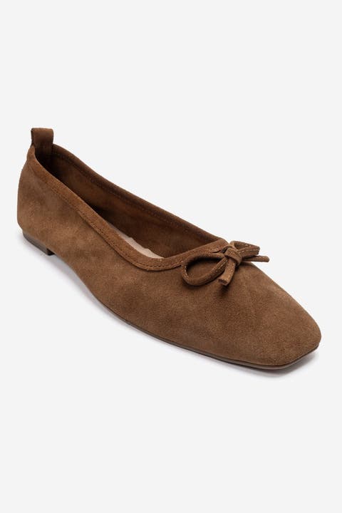 Sosa Leather Ballet Flat