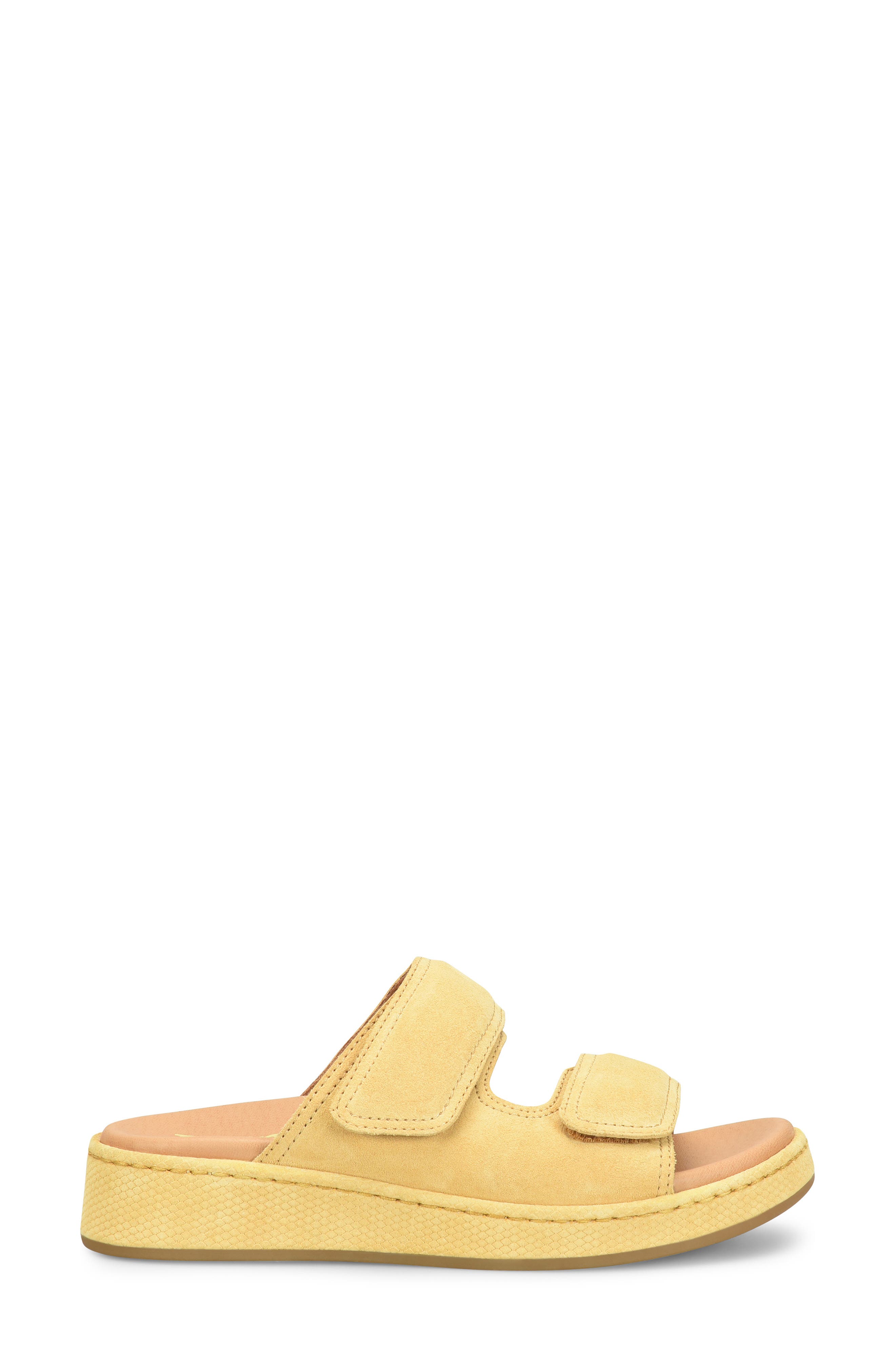 Vivian Platform Sandal, Alternate, color, YELLOW SUEDE