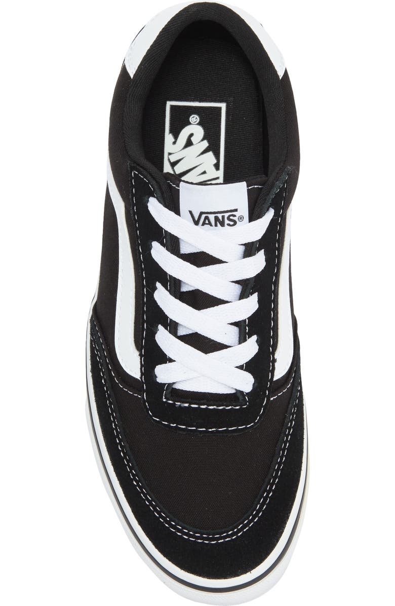 Vans Brooklyn Sneaker, Alternate, color, Suede/ Canvas Black/ White