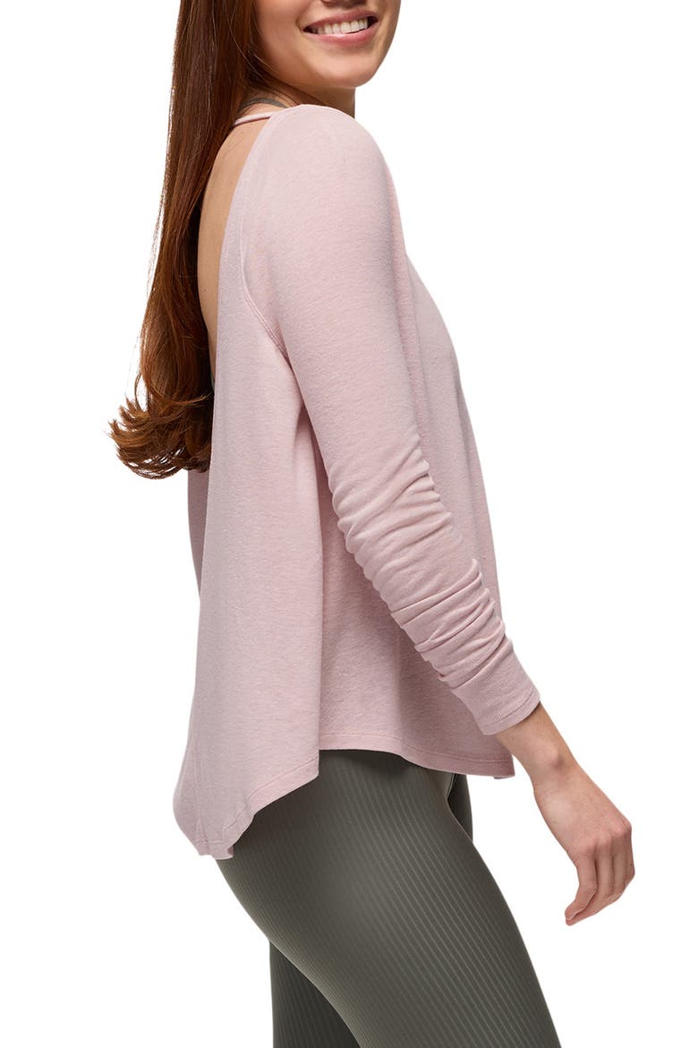 New Moon Long Sleeve T-Shirt, Alternate, color, HUSH