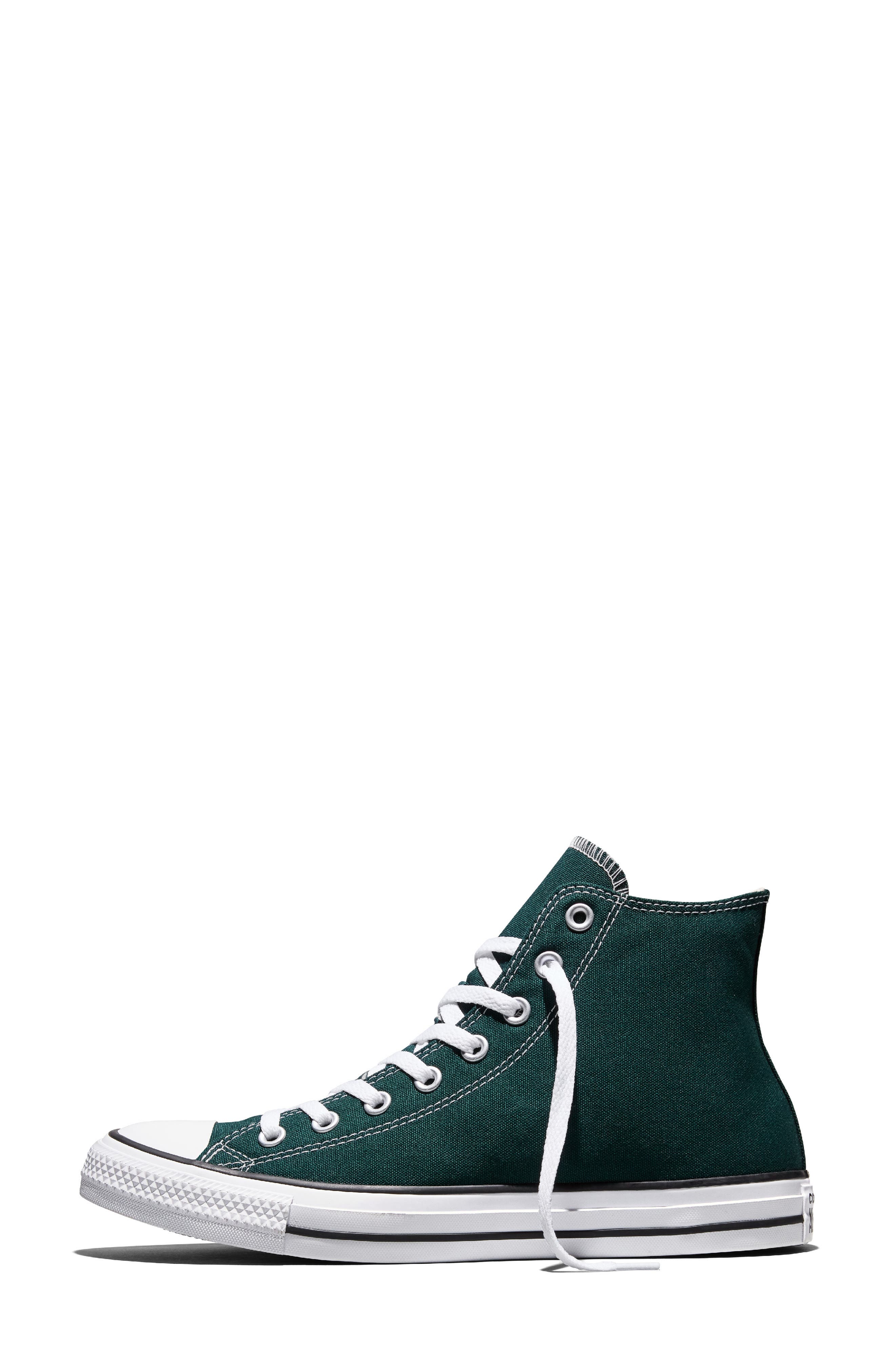 Gender Inclusive Chuck Taylor All Star Canvas High Top Sneaker, Alternate, color, STEELY PINE