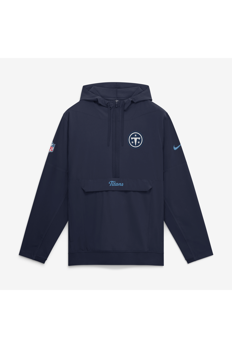 Men's Nike  Navy Tennessee Titans 2026 Rivalries Collection Sideline Anorak Half-Zip Jacket, Alternate, color, Navy