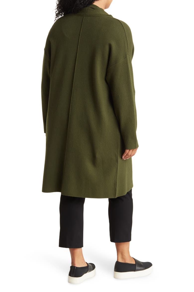 Andrea Open Front Pocket Cardigan, Alternate, color, RIFLE GREEN