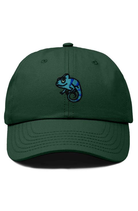 Chameleon Embroidered Dad Hat