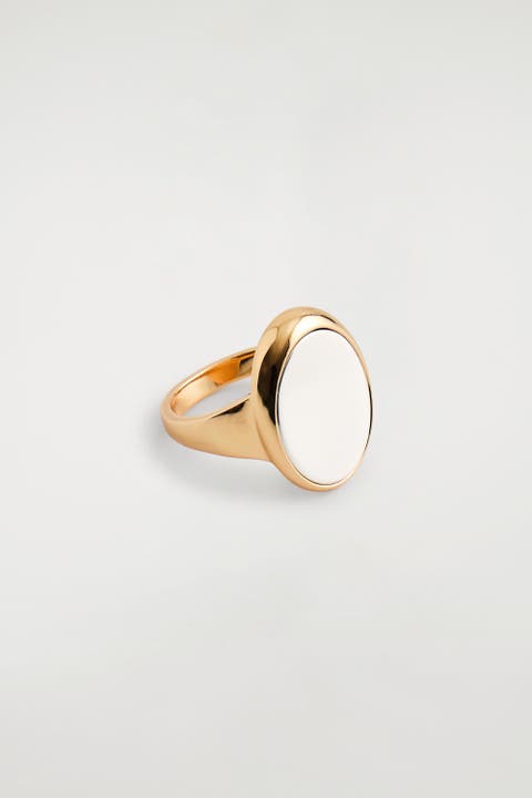 Two-tone Signet Ring