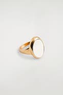 COS Two-tone Signet Ring