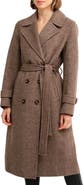 Belle & Bloom Front Runner Belted Wool Blend Coat