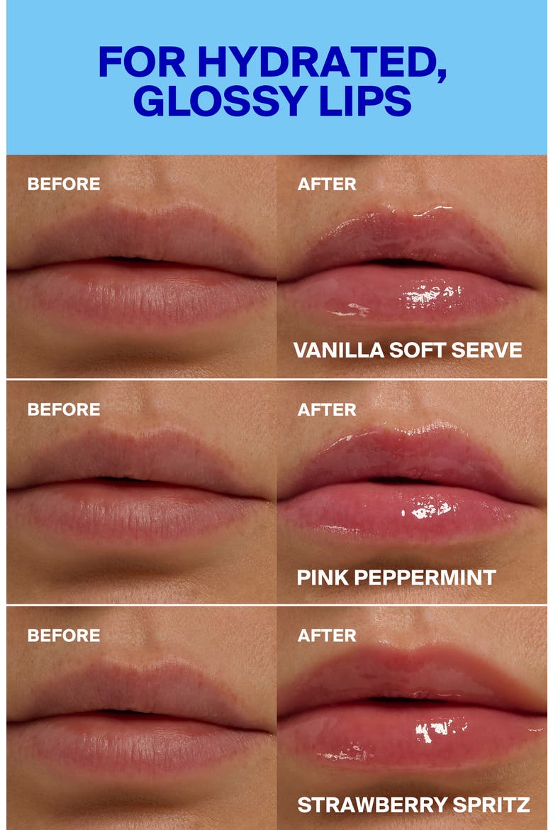 Glow Trip Lip Balm SPF 40 Trio $66 Value, Alternate, color, NO COLOR