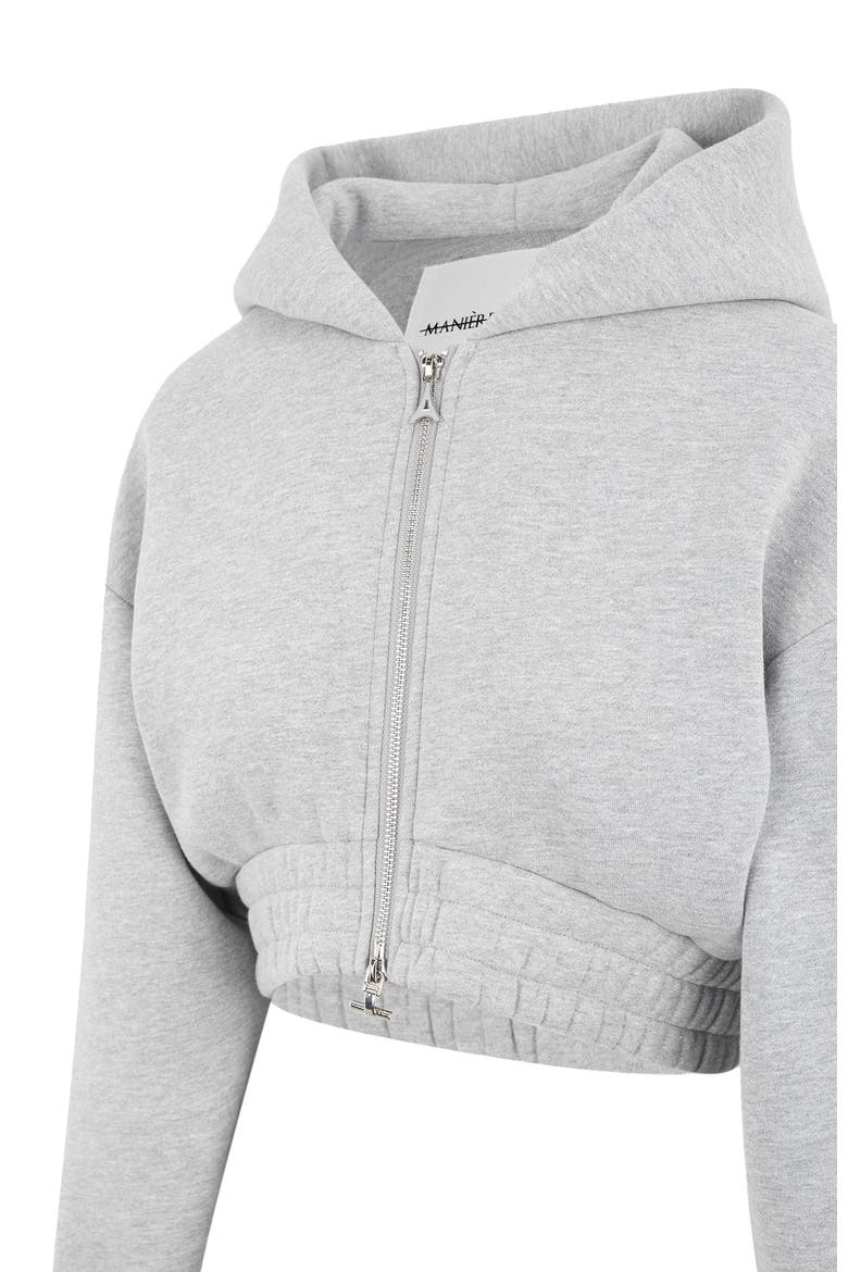 Josiane Relaxed Zip Through Hoodie, Alternate, color, Grey