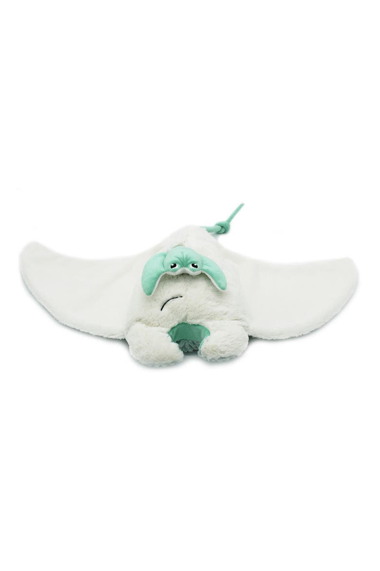 Manta Ray Mom & Her Baby  - Secret Keeper Plush Toy, Eco-Friendly, Soft & Washable, Alternate, color, Mint