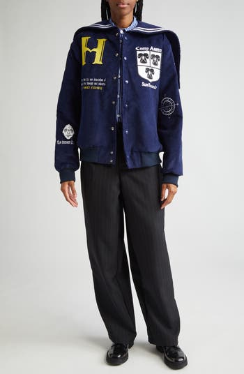 Corduroy Varsity Jacket