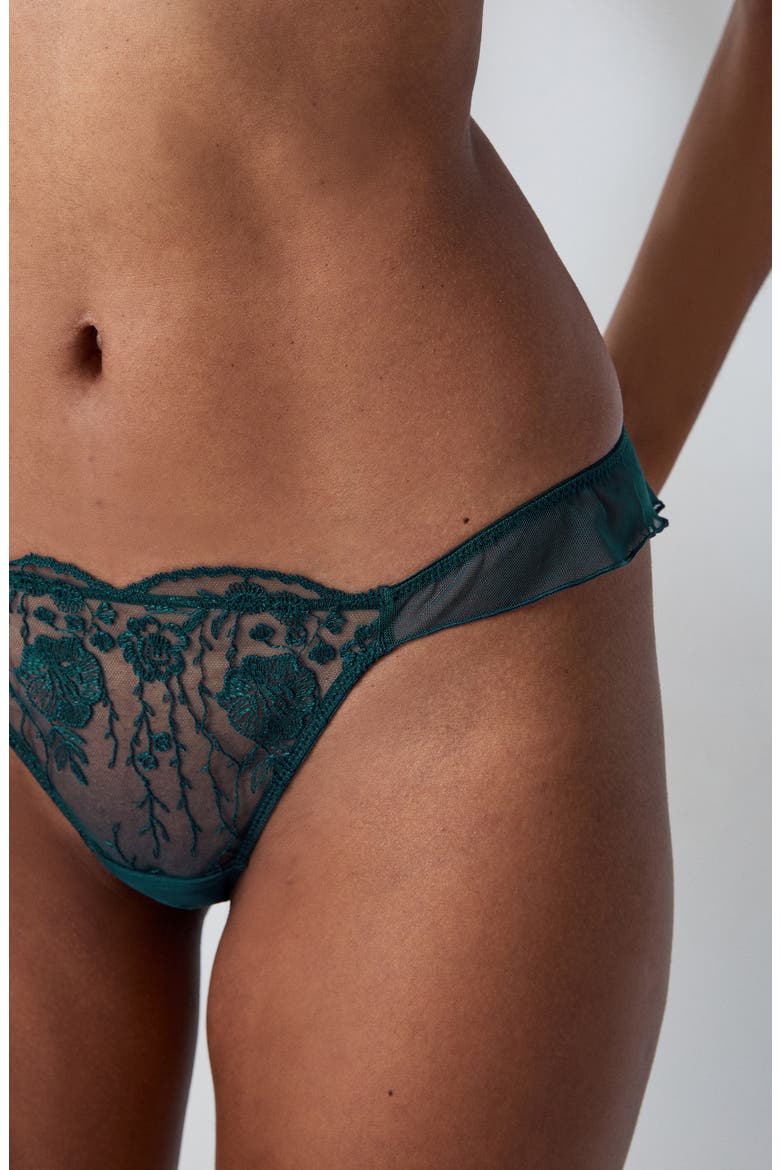 Poesie Tanga Briefs, Alternate, color, PETROL BLUE